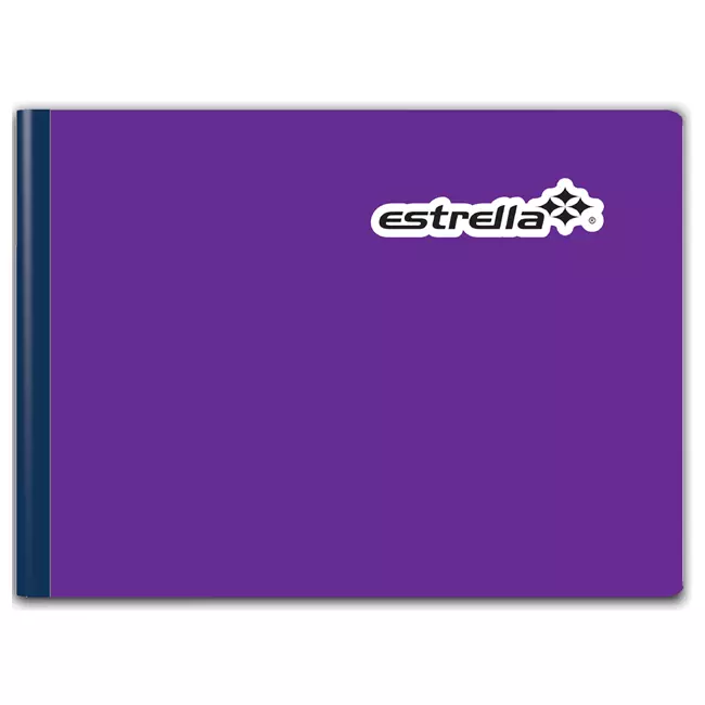 Cuaderno Italiano Estrella Cosido Cuadro 5Mm 100 Hojas