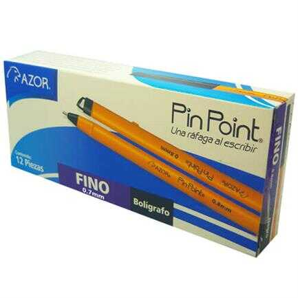 Boligrafo Pint Point 0.7 Mm Negro Caja C/12