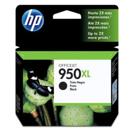 Cartucho De Tinta Hp 950Xl Officejet Original Negro Alto Rendimiento