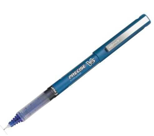Pluma Pilot Precise Bola Rodante V5 C/Tapa .5Mm Punto Extra Fino Azul