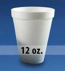 Vaso Foam Termico Frio/Caliente 12Oz C/25Pz