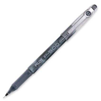 Pluma Pilot Precise Gel C/Tapa.5Mm Punto Extra Fino P500 Negro