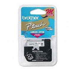 Cinta Para Rotulador Brother Pt100/85 Negro S/Blanco