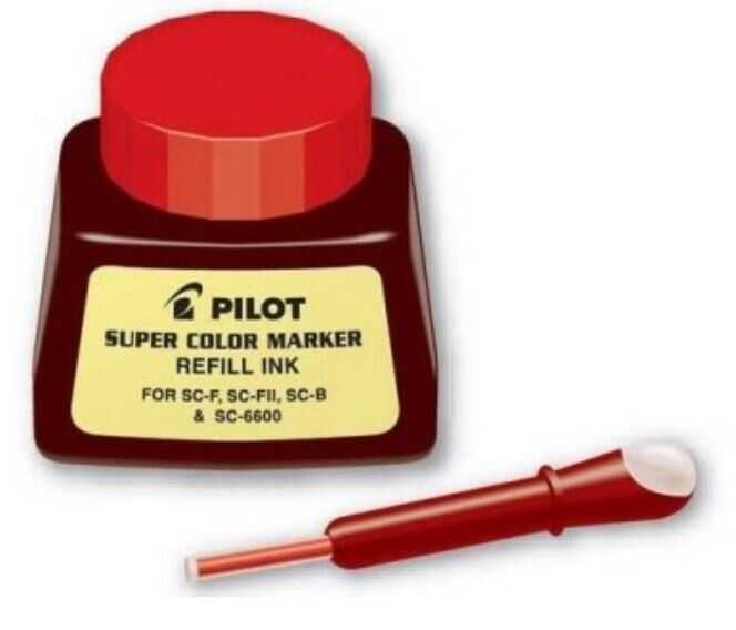 Tinta Para Marcador Pilot Roja Scrf 30Ml