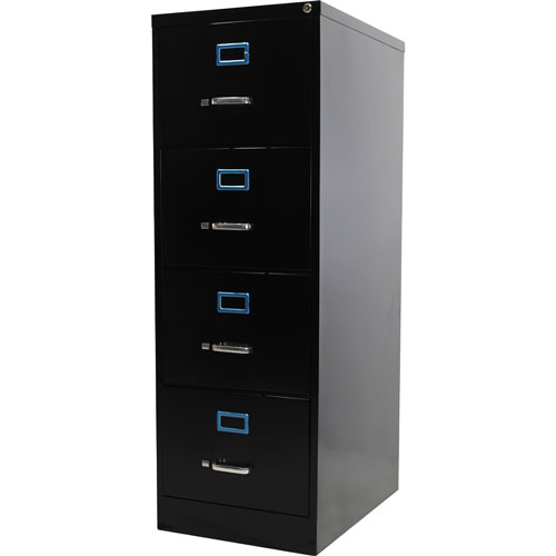 Archivero Hirsh T/O Metal 4Gav C/Candado Negro