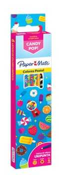 Lapiz De Colores Pastel C/6 Paper Mate Candy Pop