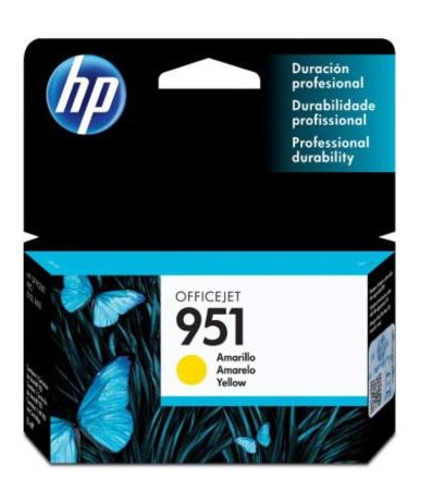 Cartucho De Tinta Hp 951 Oj 8100/8600 Amarillo