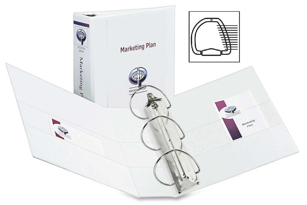 Carpeta Avery 4" Capacidad C/Mica T/C 3 Aros D Blanca