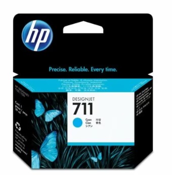 Cartucho De Tinta Hp Designjet 711 Cian 29Ml