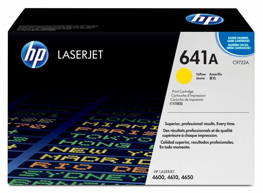Toner Hp 641A Lj-4600 Original Amarillo