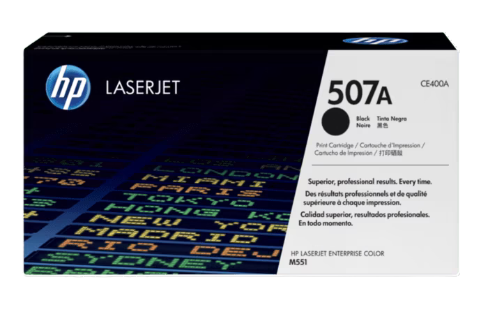 Toner Hp 507A P/Laserjet M551 Original Negro 