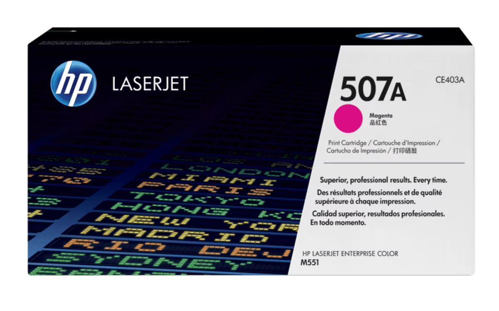 Toner Hp 507A P/Laserjet M551 Original Magenta 