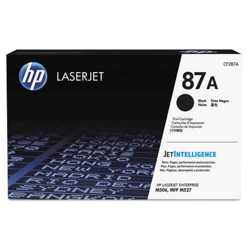 Toner Hp (87A) Lj-Cf287A Original Negro 