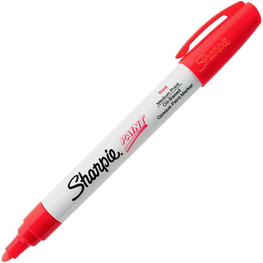 Marcador Sharpie Paint Mediano Sanford Rojo 