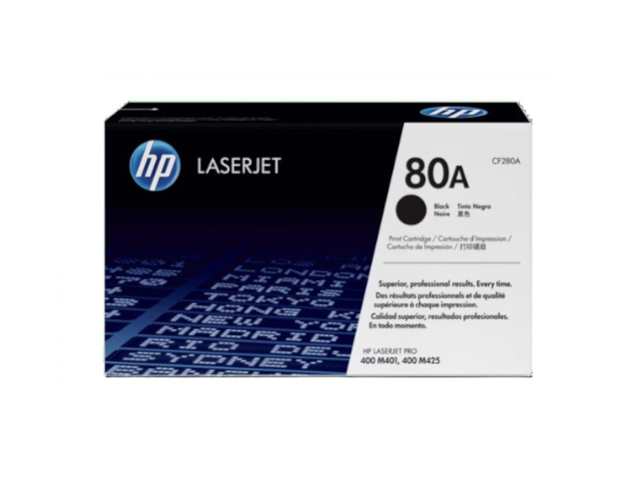 Toner Hp (80A) Lj-Cf280A Original Negro 