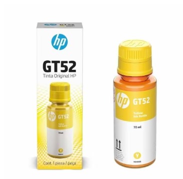 Botella Tinta Hp Gt52 Amarillo