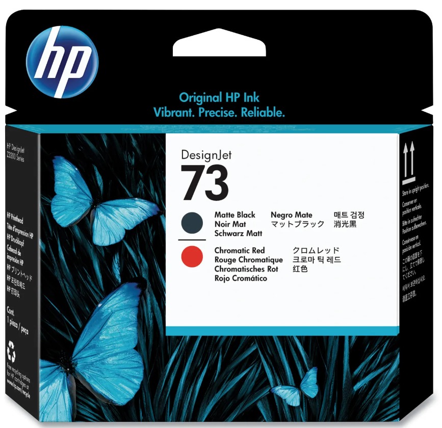 Cabezal Hp Lf 73 Designjet Negro Mate / Rojo Cromatico