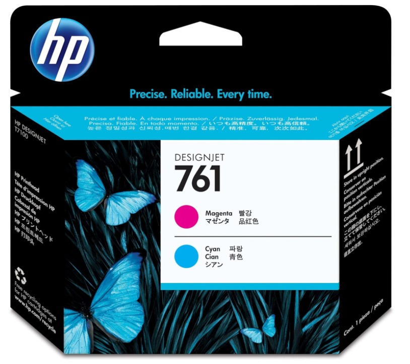Cabezal Hp Lf 761 Cyan/Magenta T7100 400Ml