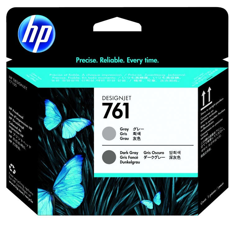 Cabezal Hp Lf 761 Gris/Gris Oscuro T7100 400Ml