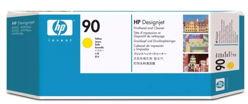 Cabezal Hp Lf 90 Amarillo Limpiador Designjet 4000