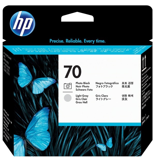 Cabezal Hp Lf De Impresión 70 Lt Photo Color Negro-Gris