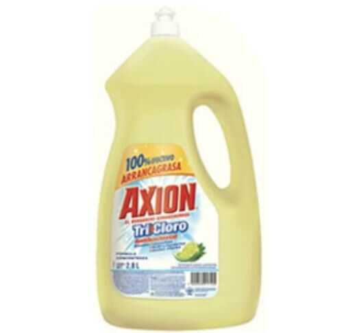 Jabon Axion Liquido Para Trastes Tricloro 2.8Lt