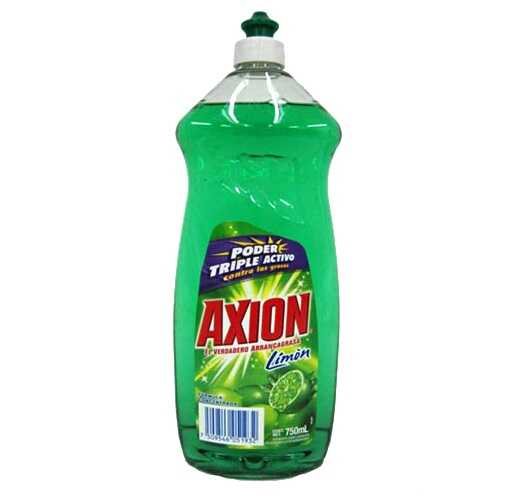 Jabon Liquido Axion Para Trastes Limon 750Ml