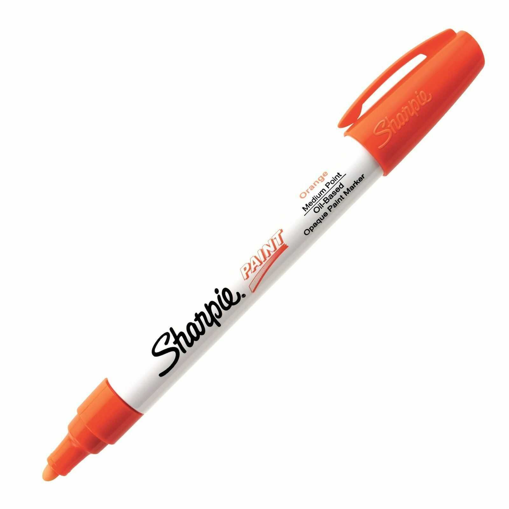 Oil-Based Medium Point Pant Marker, Orange