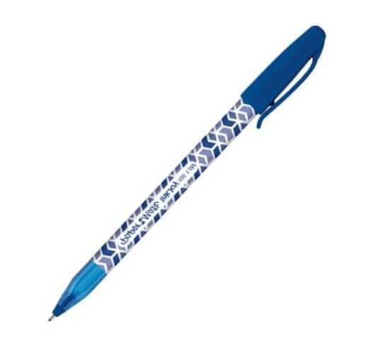 Pluma Papermate Kilometrico Inkjoy 100 C/Tapa Punto Medio Azul 100 C/Diseño