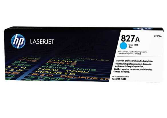 Toner Hp Cf301A 827A Cyan
