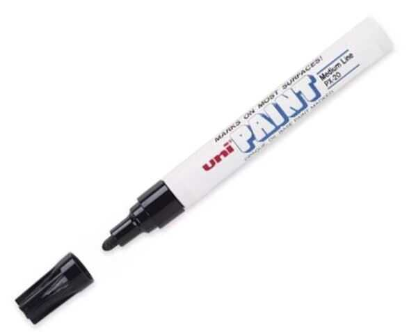 Marcador Unipaint Mediano Px20 Negro 