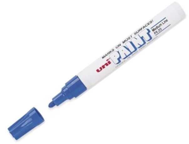 Marcador Unipaint Mediano Px20 Azul 