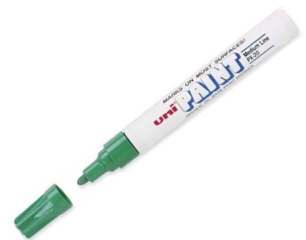 Marcador Unipaint Mediano Px20 Verde 