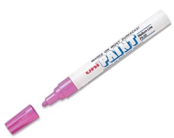 Marcador Unipaint Mediano Px20 Rosa 