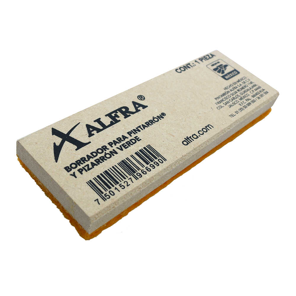 Borrador Basico Para Pizarron Blanco Alfra De Fieltro