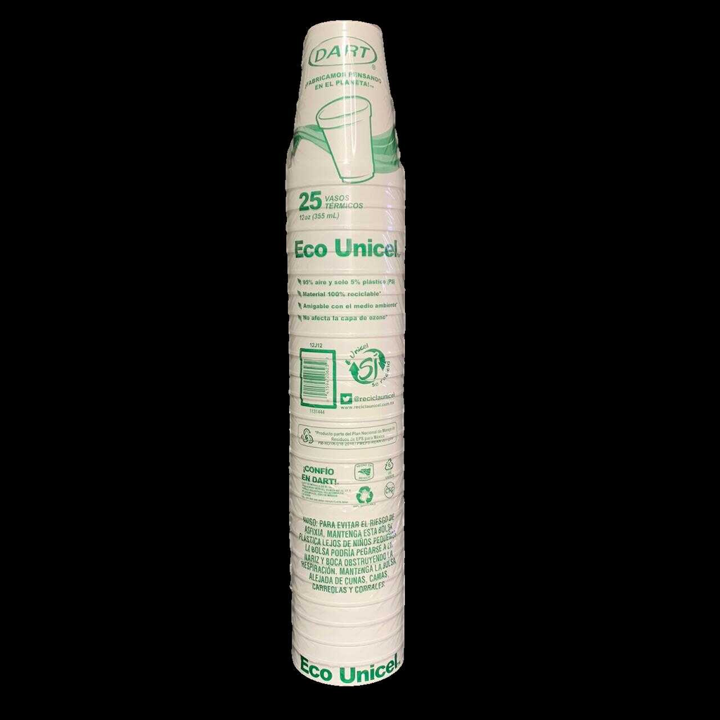 Vaso Dart Termico 12 Oz C/50Pz