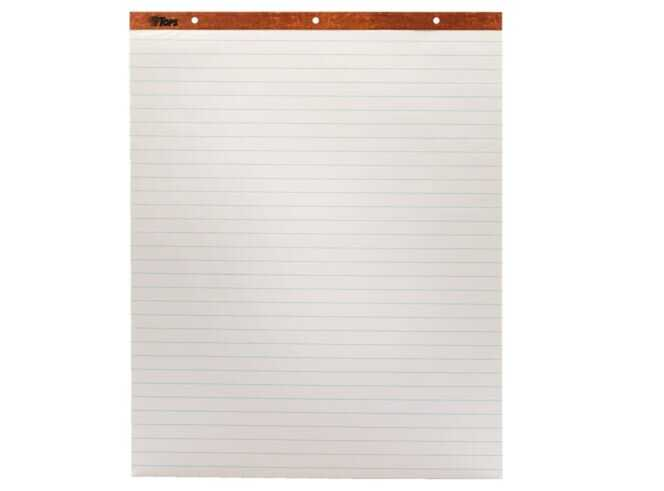 Block Papel Tops Raya C/Refuerzo T/C Blanco 50 Hojas