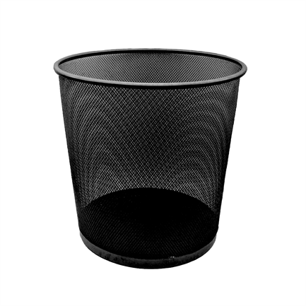 Cesto Nextep Malla Redondo Negro 20Lt