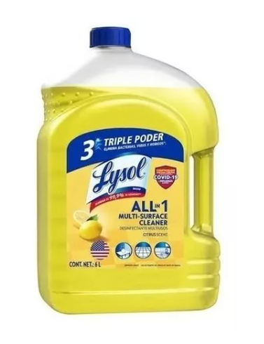 Liquido Desinfectante Lysol Multiusos Citrico 6Lt
