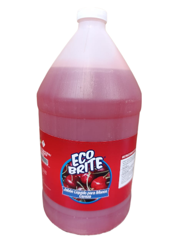 Jabon Liquido Para Manos Ecobrite Cereza 3.78Lts