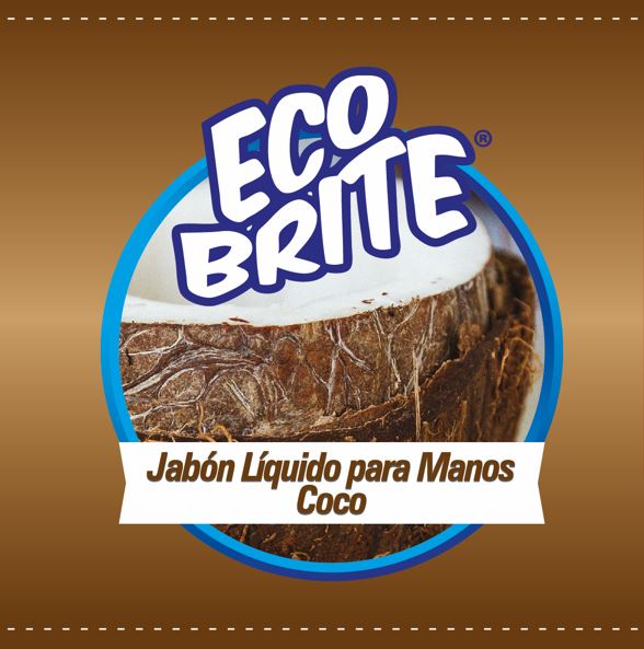 Jabon Liquido Para Manos Ecobrite Coco 3.78Lts