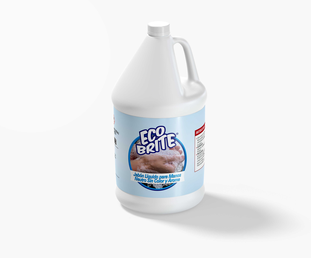 Jabon Liquido Para Manos Ecobrite Neutro 3.78Lts