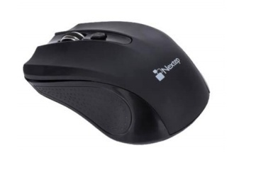 Mouse Nextep Para Computo Usb Inalambrico Negro 