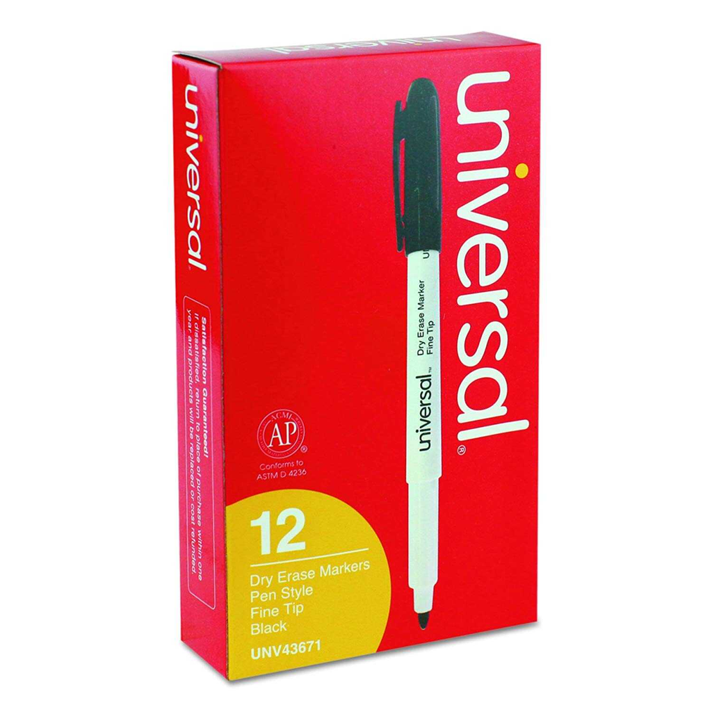 Marker,Dry Erse,Blt Pt,Bk 12/