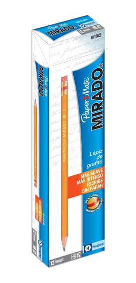 Lapiz Papermate Mirado #2 C/12Pz