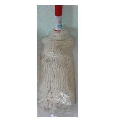 Trapeador Completo De Algodón Jumbo C/Mango Rojo 