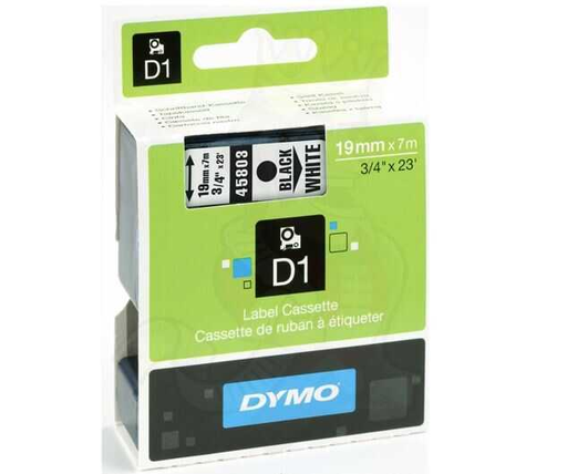 [DYM45803] Cinta Para Rotulador Dymo D1 3/4" Negro/Blanco