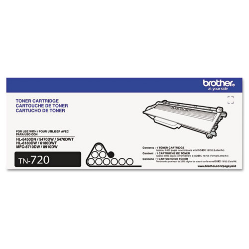 [BRTTN720] Toner Brother Original 3K Paginas Negro 