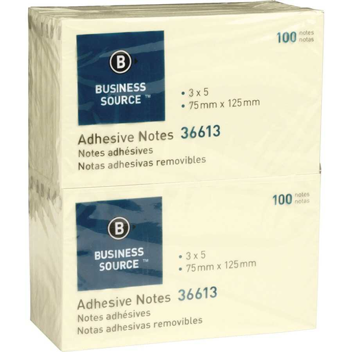 [BSN36613] Bsn36613 Notes,Adhes,3"X5",Yw       
