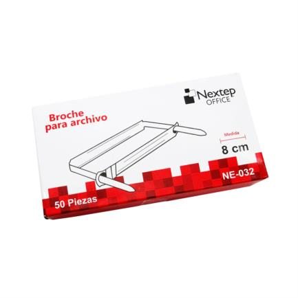 [NXTNE032] Broche Nextep 8 Cm Largo C/50Pz